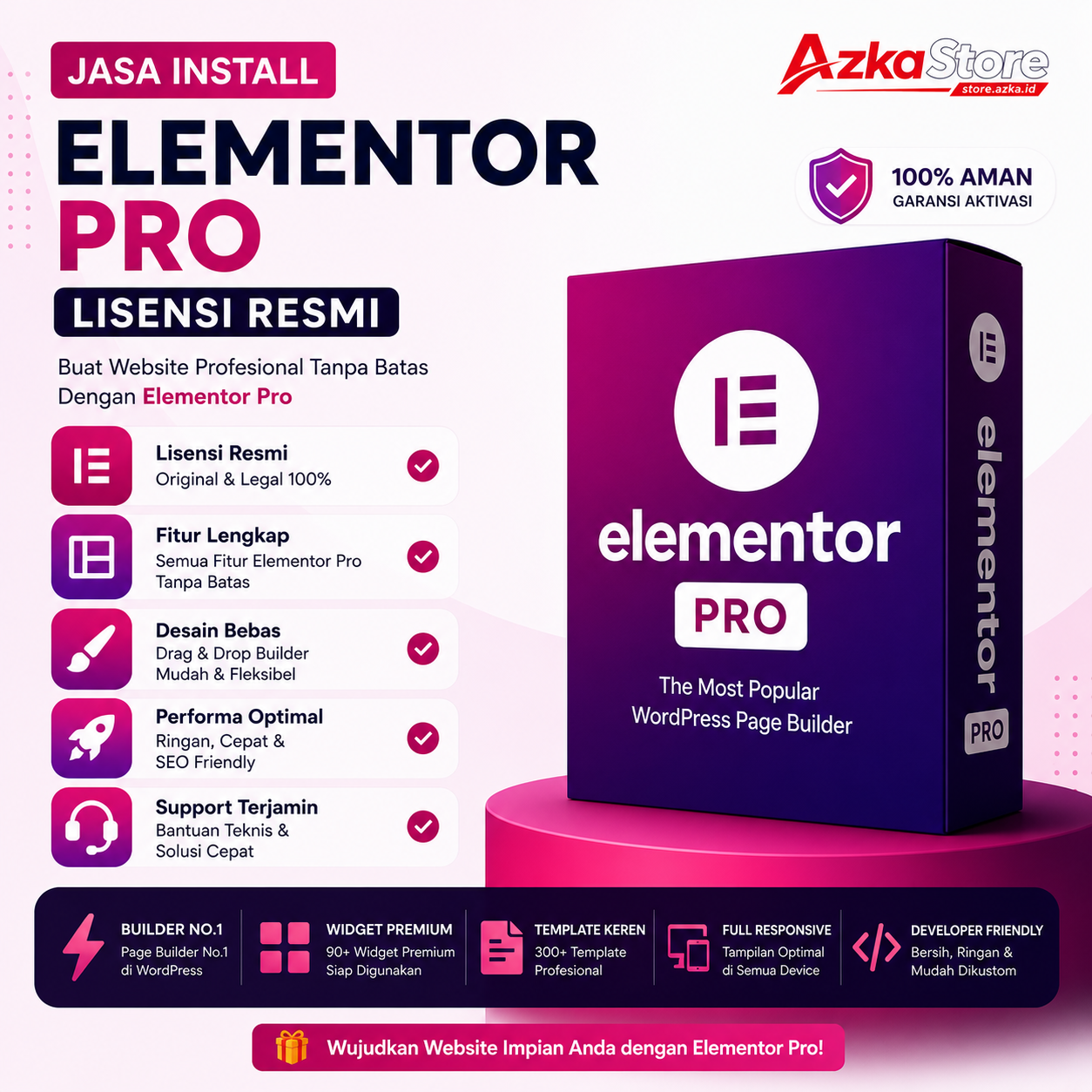 Jasa Install Plugin Elementor Pro