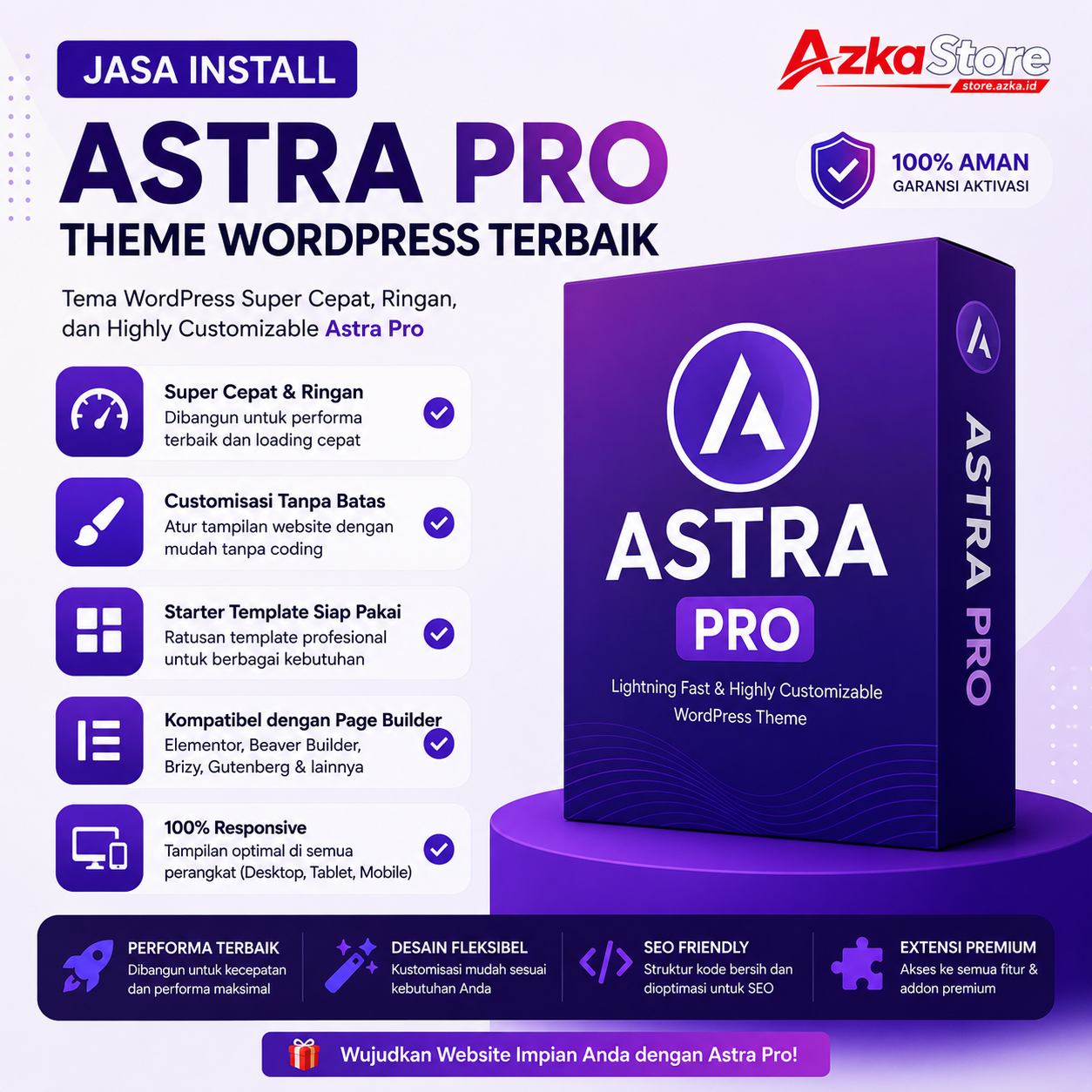 Jasa Install Theme Astra Pro